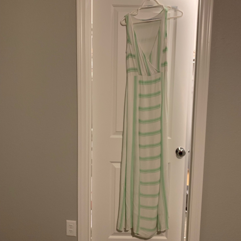 Ella Moss Striped maxi dress